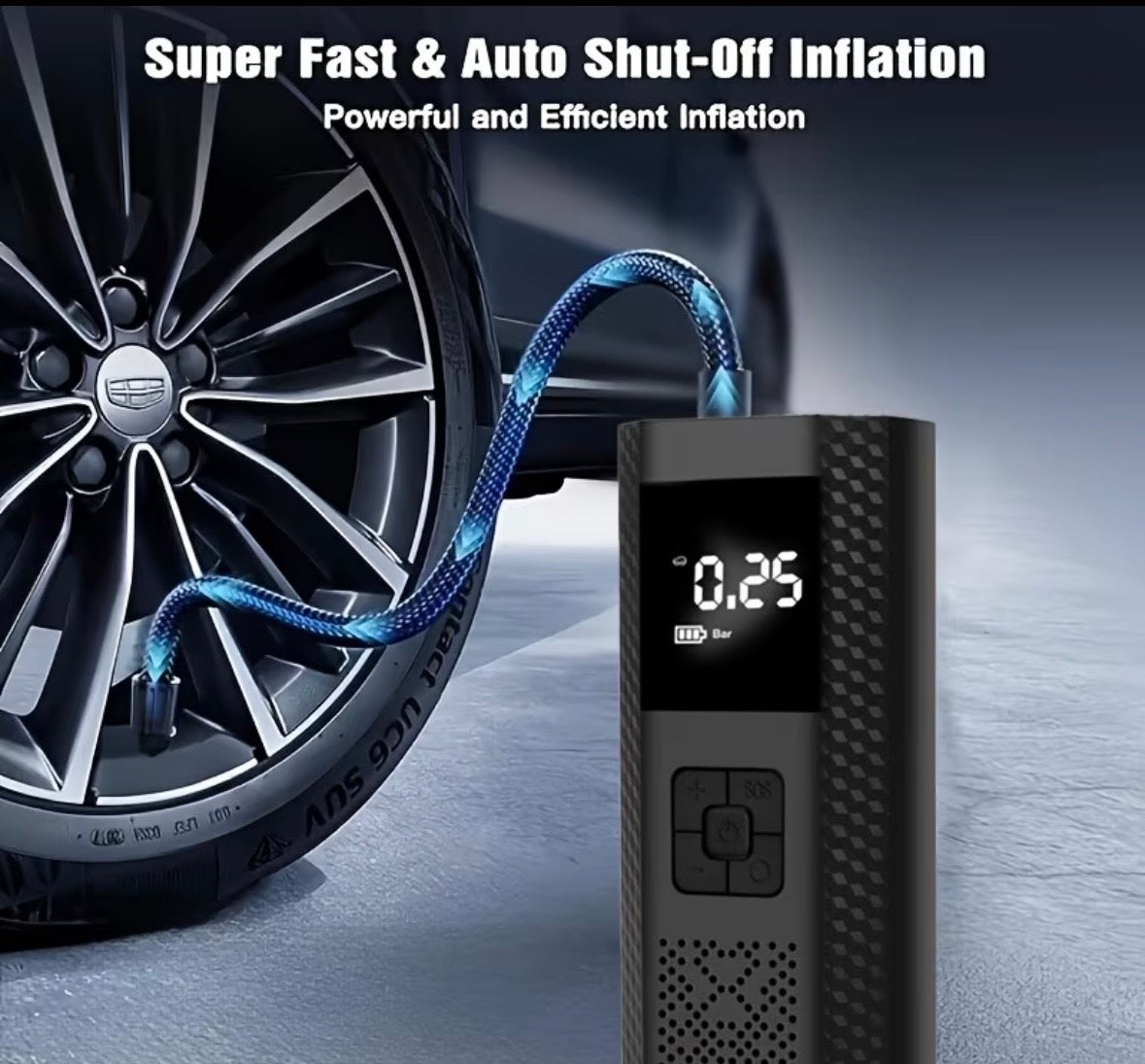 Car Jump Starter with Air Compressor