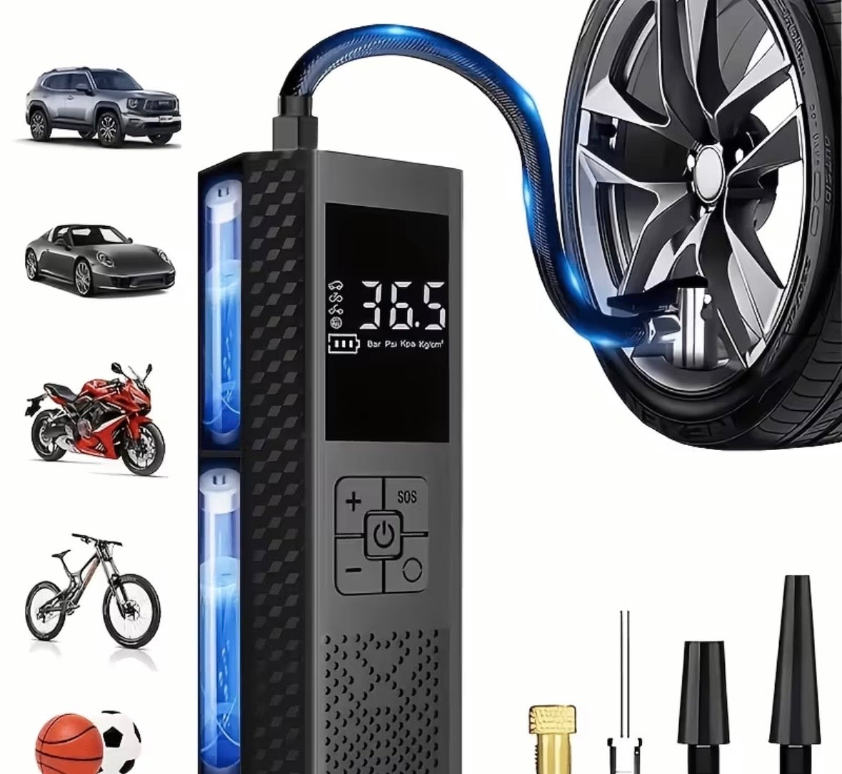 Car Jump Starter with Air Compressor